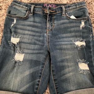 Children’s place jean shorts for girls